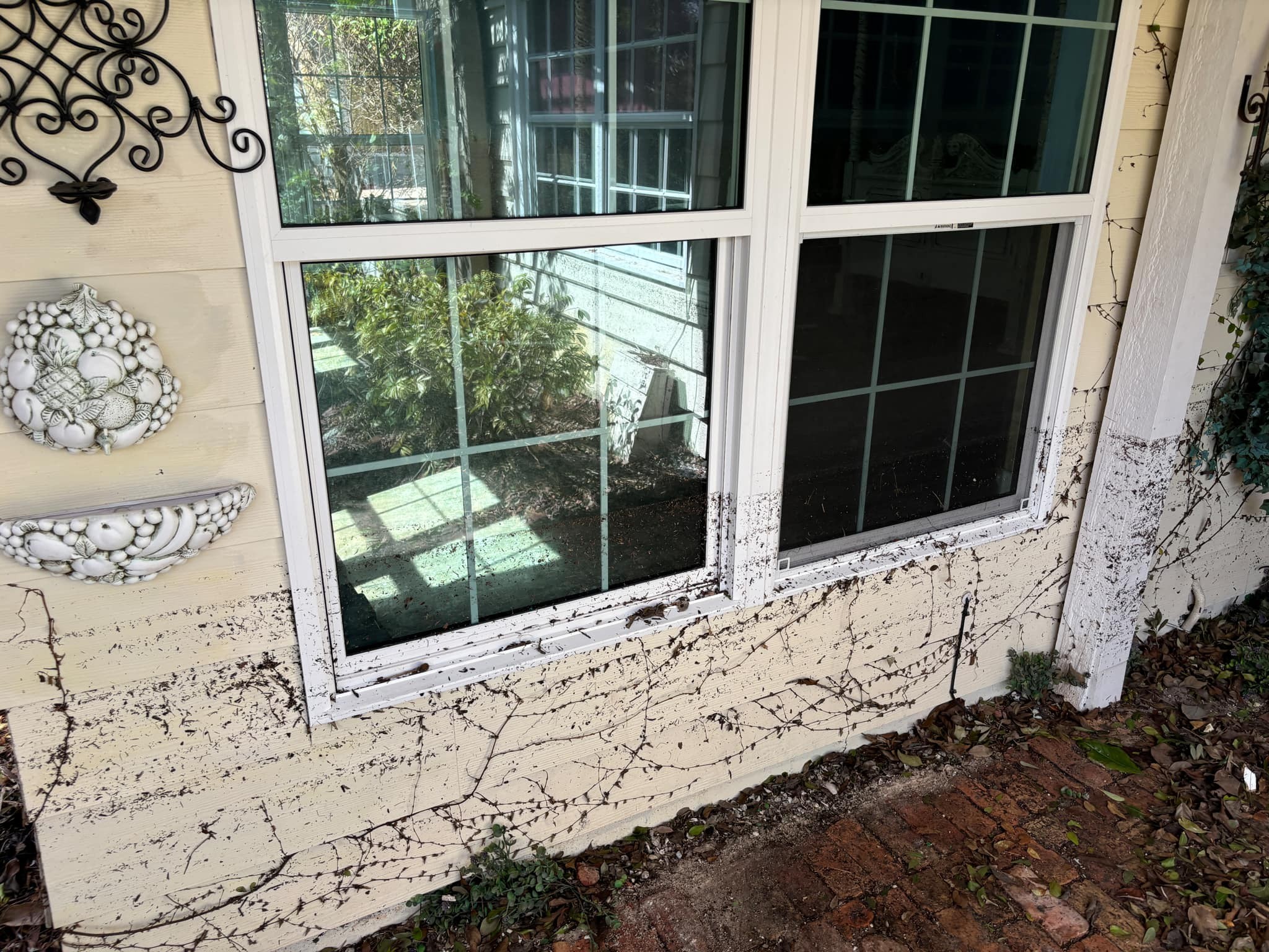 Flood damage restoration involving moisture mapping, selective demolition, structural drying, and mold remediation inside a Sarasota home.