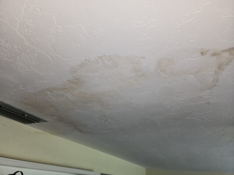 Water damage ceiling