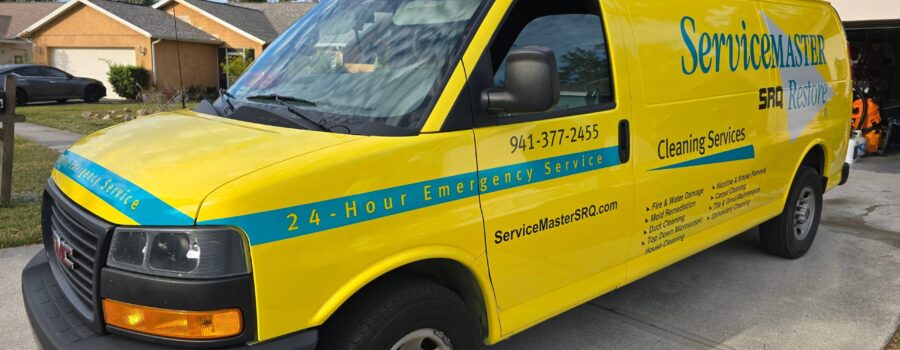 ServiceMaster SRQ mold remediation consultation and homeowner DIY mold cleanup guidance Gallery Caption: