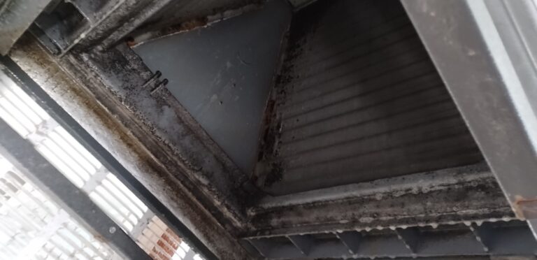 Contaminated HVAC components documented during whole-home mold remediation and HVAC cleaning in Palmetto Florida